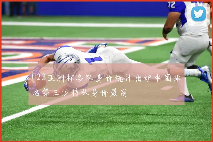 U23亚洲杯各队身价统计出炉中国排名第三沙特队身价最高